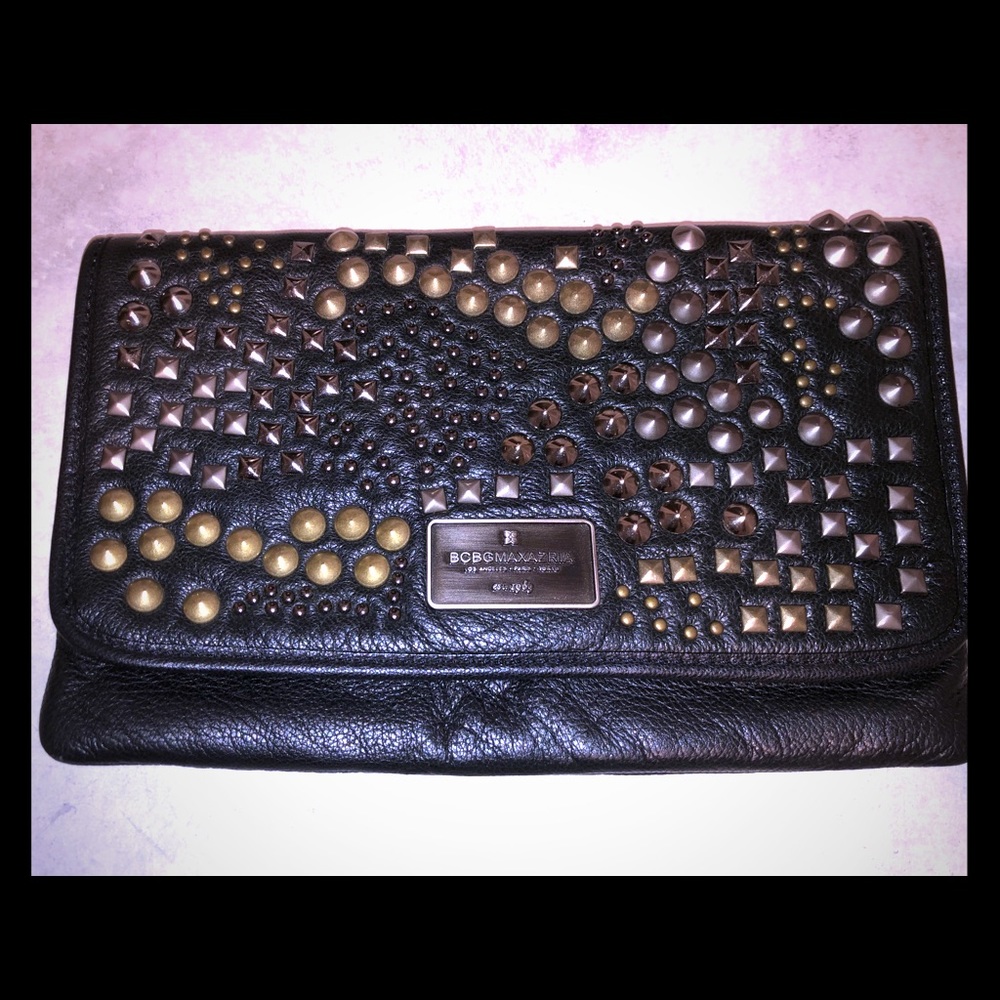 BCBGMAXAZRIA Leather Clutch